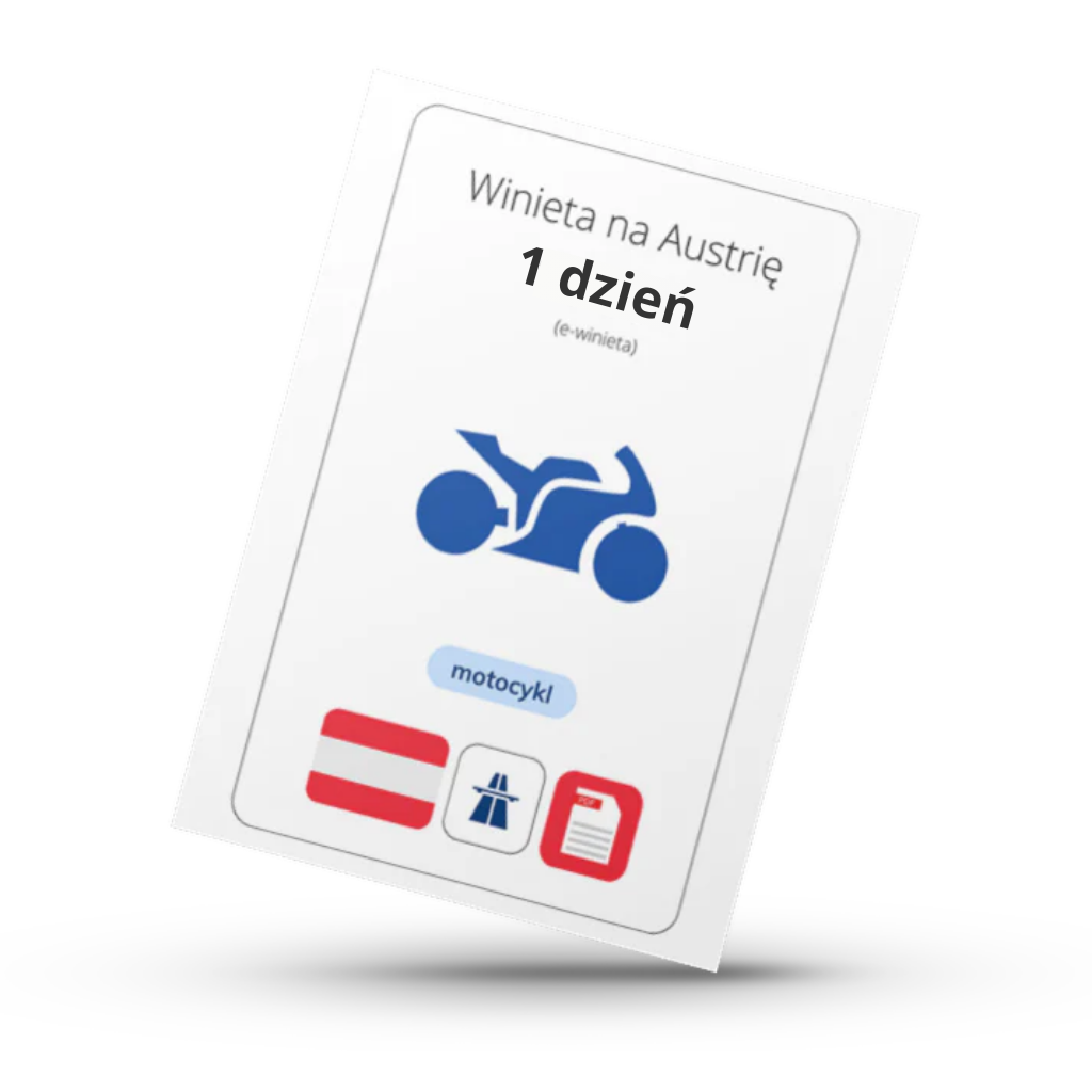 Austria | e-winieta na wskazany dzień (motocykl)