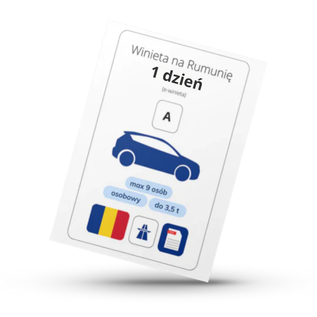 Rumunia | e-winieta na wskazany dzień (s. osobowy)