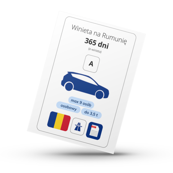 Rumunia | e-winieta na 365 dni (s. osobowy)